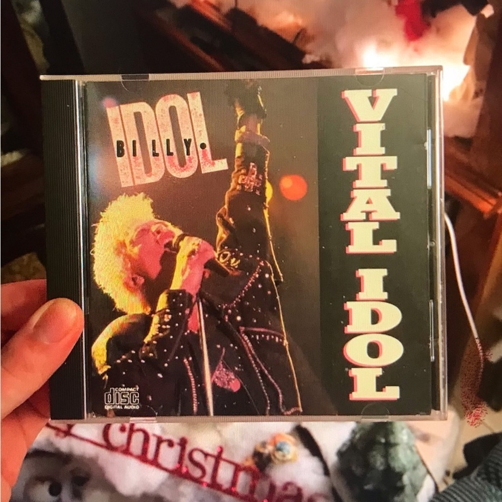 1987 Billy Idol - Vital Idol CD (Black, Yellow)
